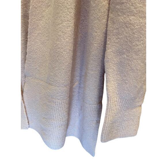 Madewell Open Front Cardigan Light Pink Merino Wool & Alpaca Oversized Small - Picture 5 of 10